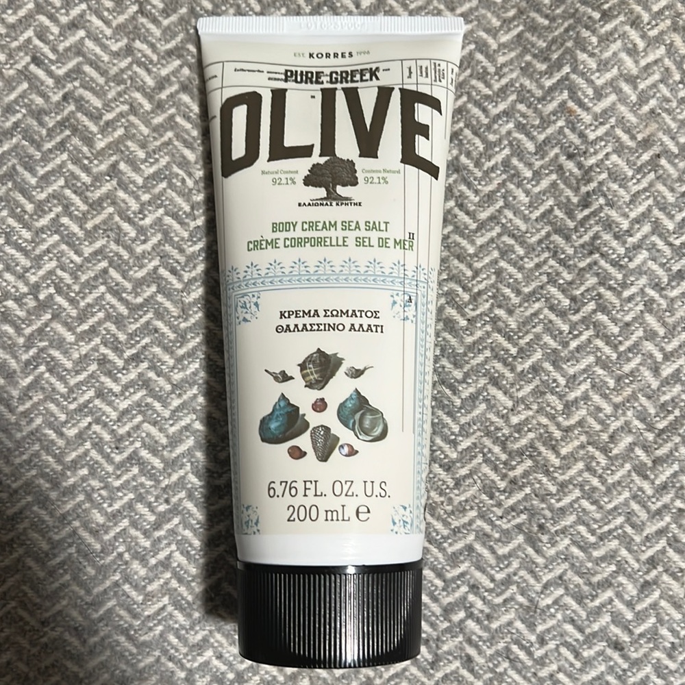 Korres Pure Greek olive sea salt body cream